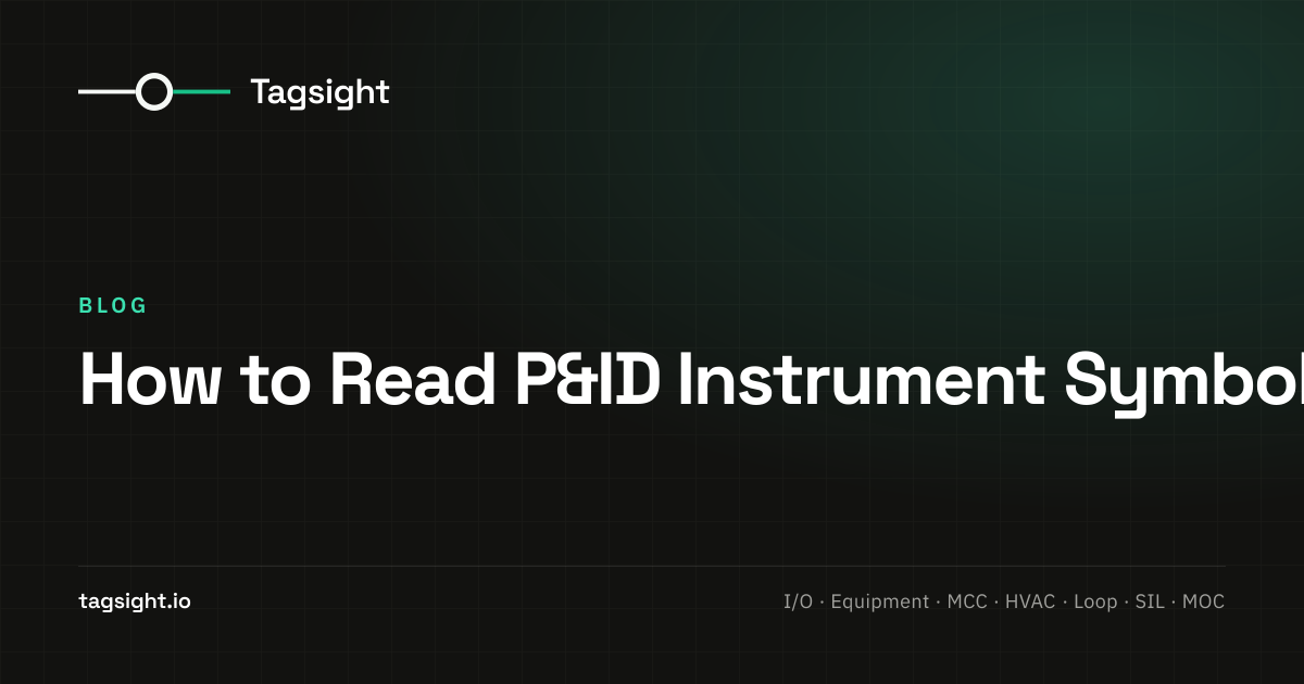 How to Read P&ID Instrument Symbols, Tagsight